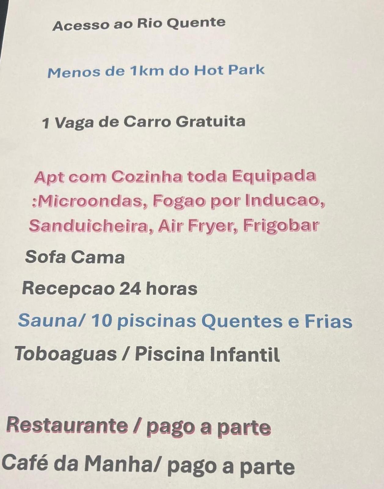 Hotel Park Veredas - Rio Quente Flat 225 ภายนอก รูปภาพ